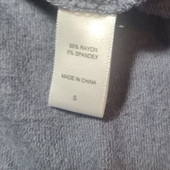 Koolaburra by UGG French Terry Hooded Cardigan • Blue • S • Cozy EUC - Picture 5 of 8